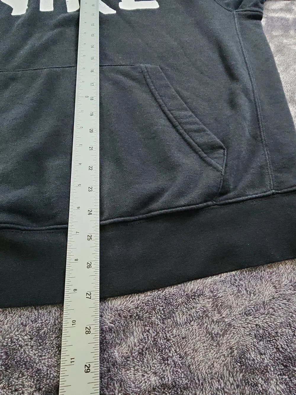 NIKE SPORTSWEAR FLEECE Graphic Black PULLOVER HOODIE Size Large